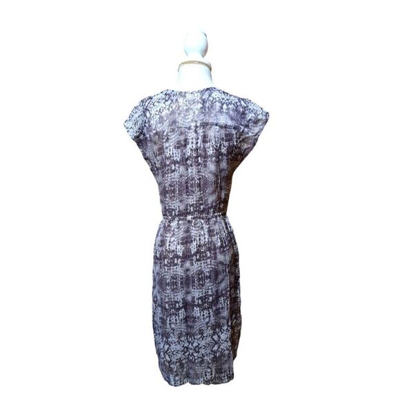 Velvet by Graham & Spencer Regan Snake-Printed Faux Wrap Mini Dress Small - Picture 6 of 9